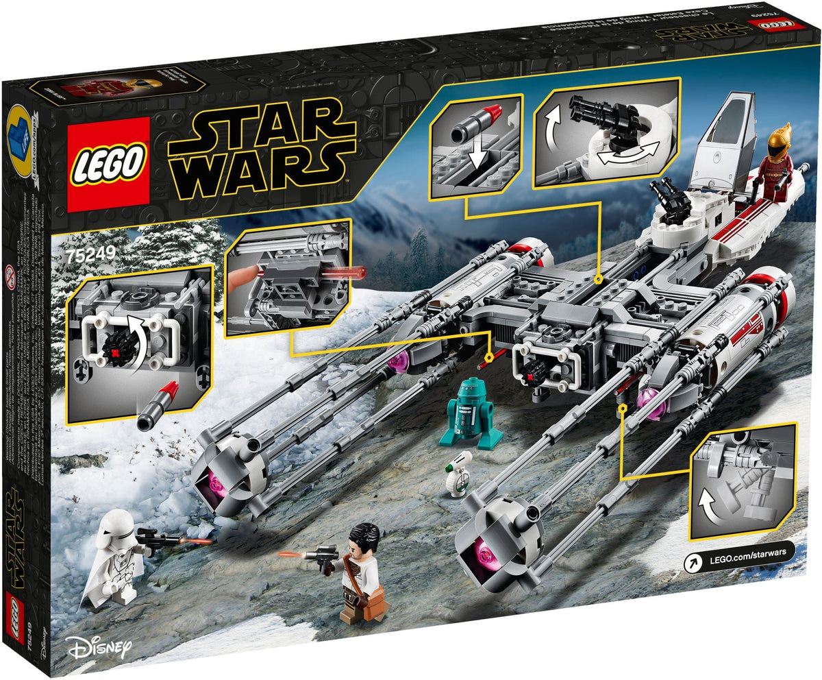 75249 LEGO Resistance Y-Wing Starfighter product image 2, provided for visual reference and product detail review