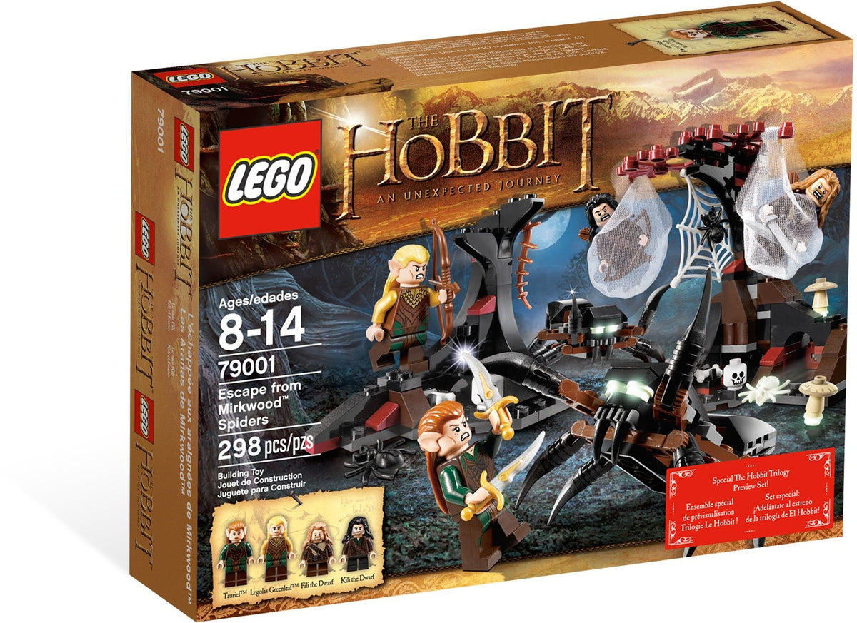 79001 Escape from Mirkwood Spiders PRE-OWNED CERTIFIED product image 1, provided for visual reference and product detail
