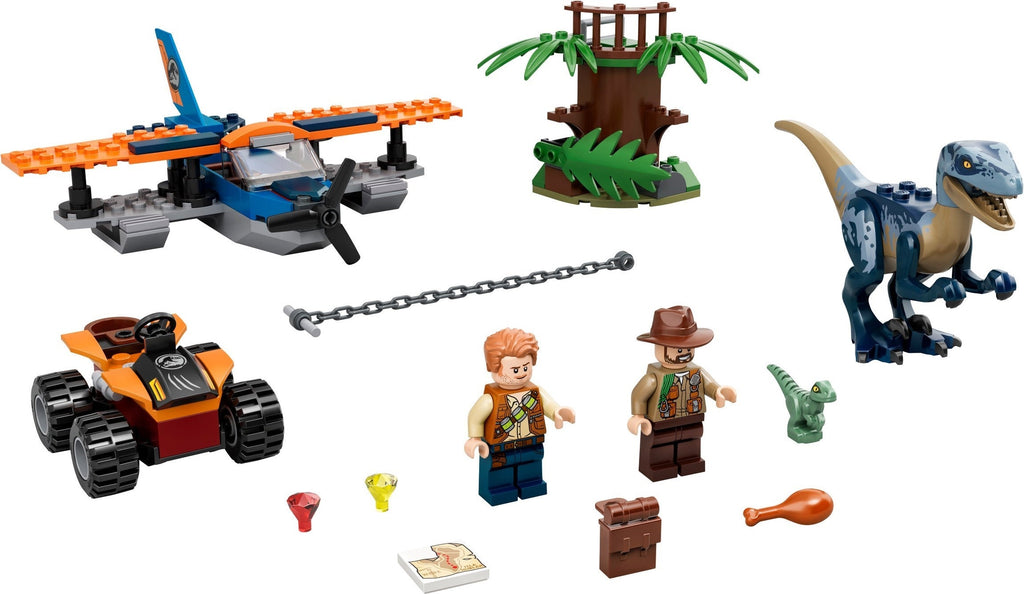 75942 LEGO Velociraptor: Biplane Rescue Mission product image 3, provided for visual reference and product detail review