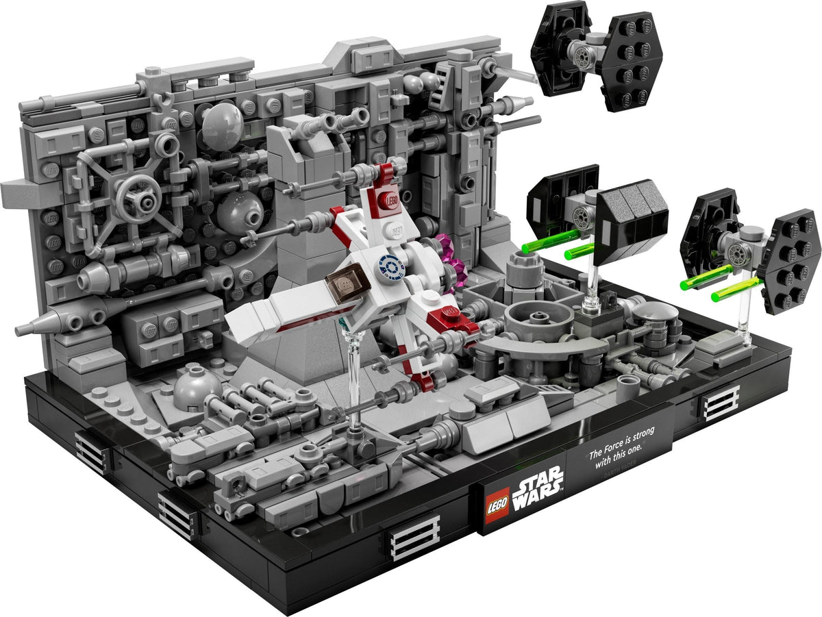 75329 Death Star Trench Run Diorama PRE-OWNED CERTIFIED product image 2, provided for visual reference and product detail