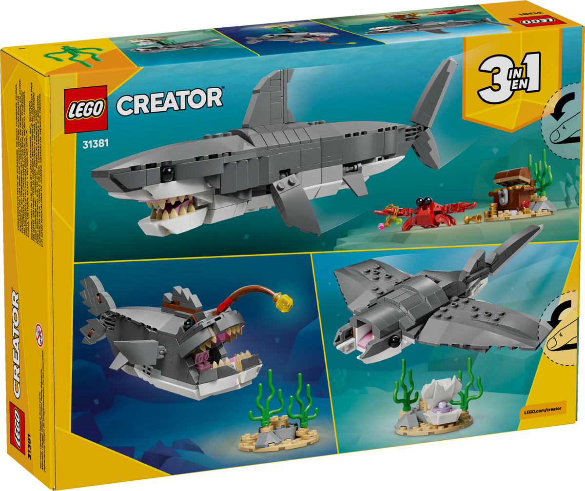 31381 Fierce Shark with a Treasure Chest product image 2, provided for visual reference and product detail review