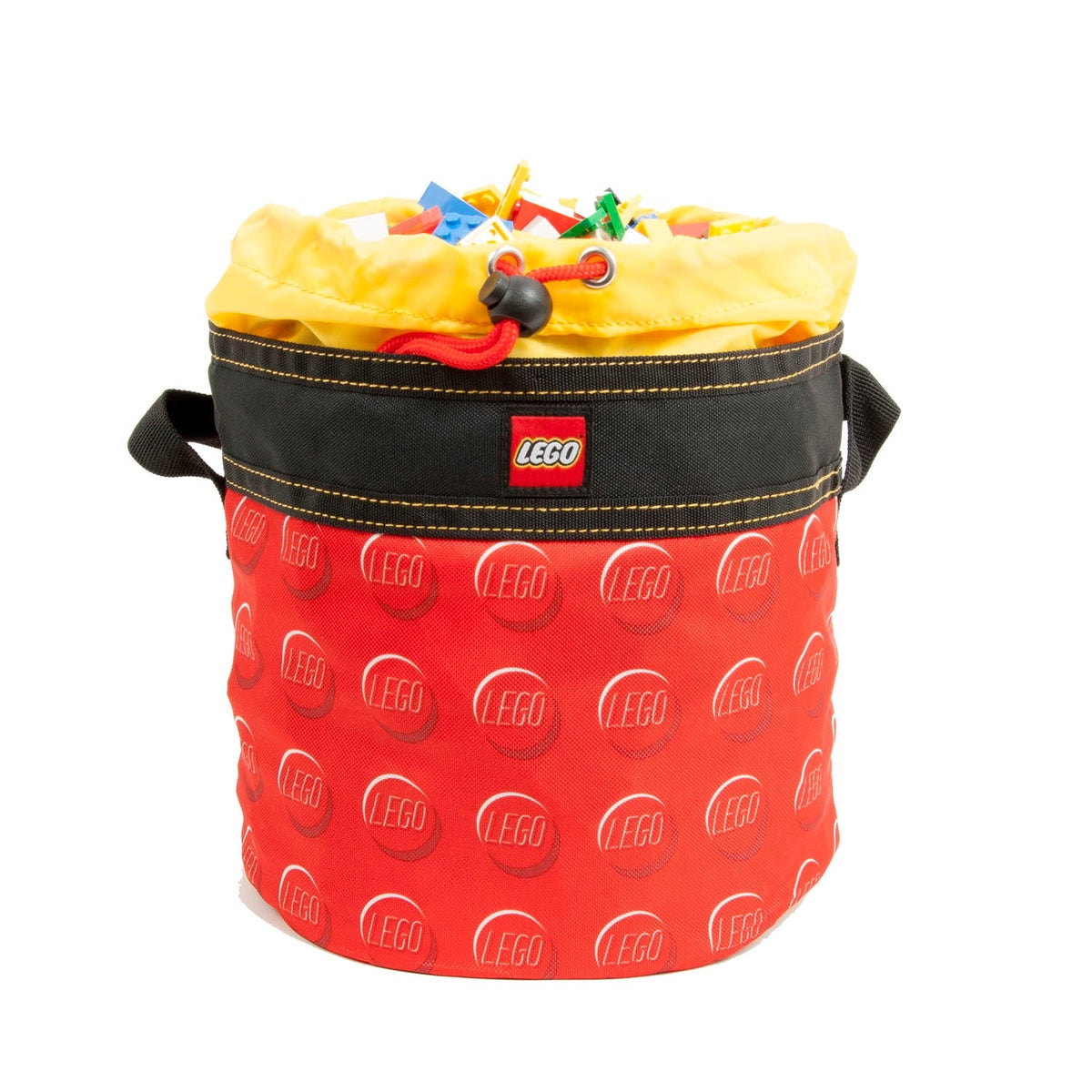 LEGO Storage Cinch Bucket - Red product image 1, provided for visual reference and product detail review