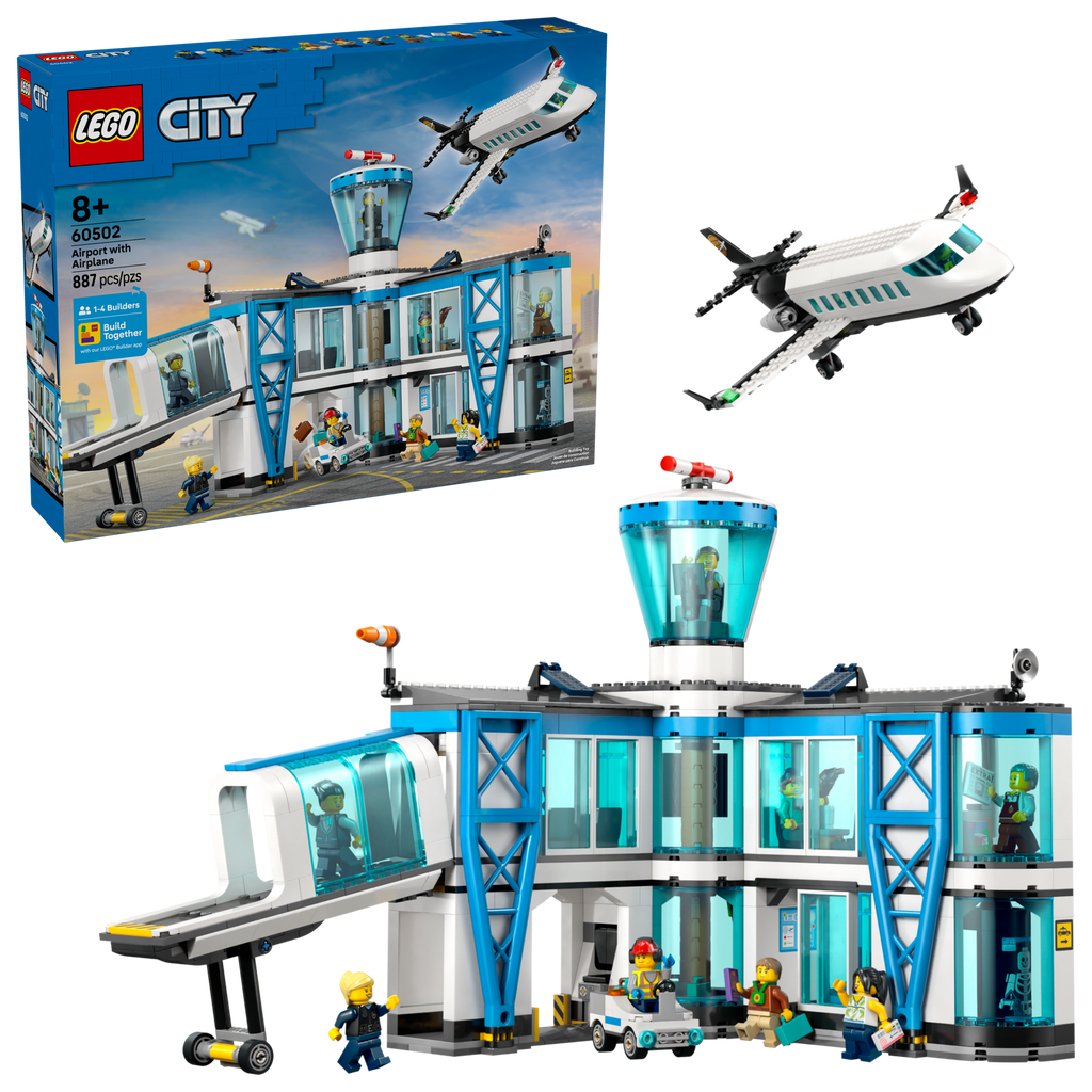 60502 Airport with Airplane product image 1, provided for visual reference and product detail review