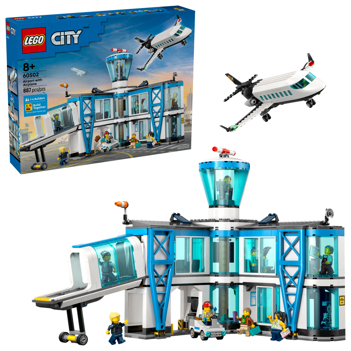 60502 Airport with Airplane product image 1, provided for visual reference and product detail review