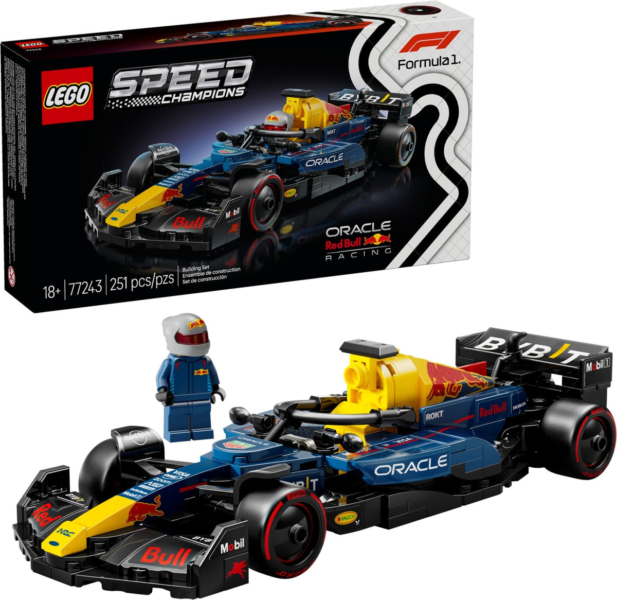 77243 Oracle Red Bull Racing RB20 product image 1, provided for visual reference and product detail review