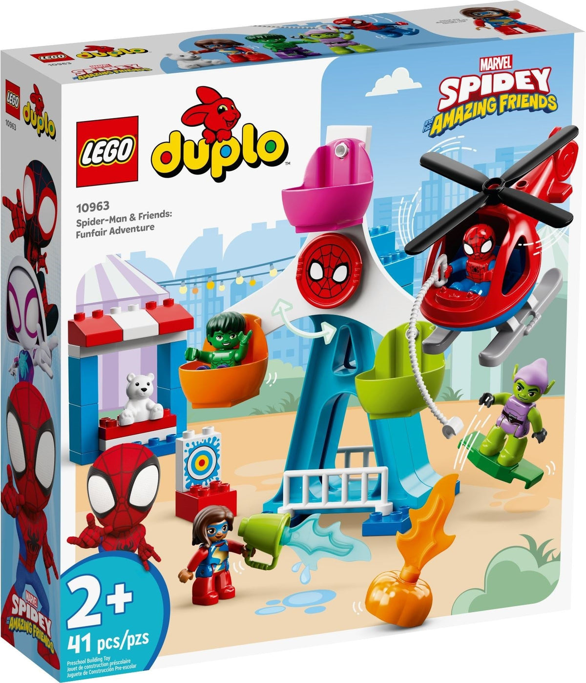 10963 Spider-Man & Friends: Funfair Adventure PRE-OWNED CERTIFIED product image 1, provided for visual reference and product