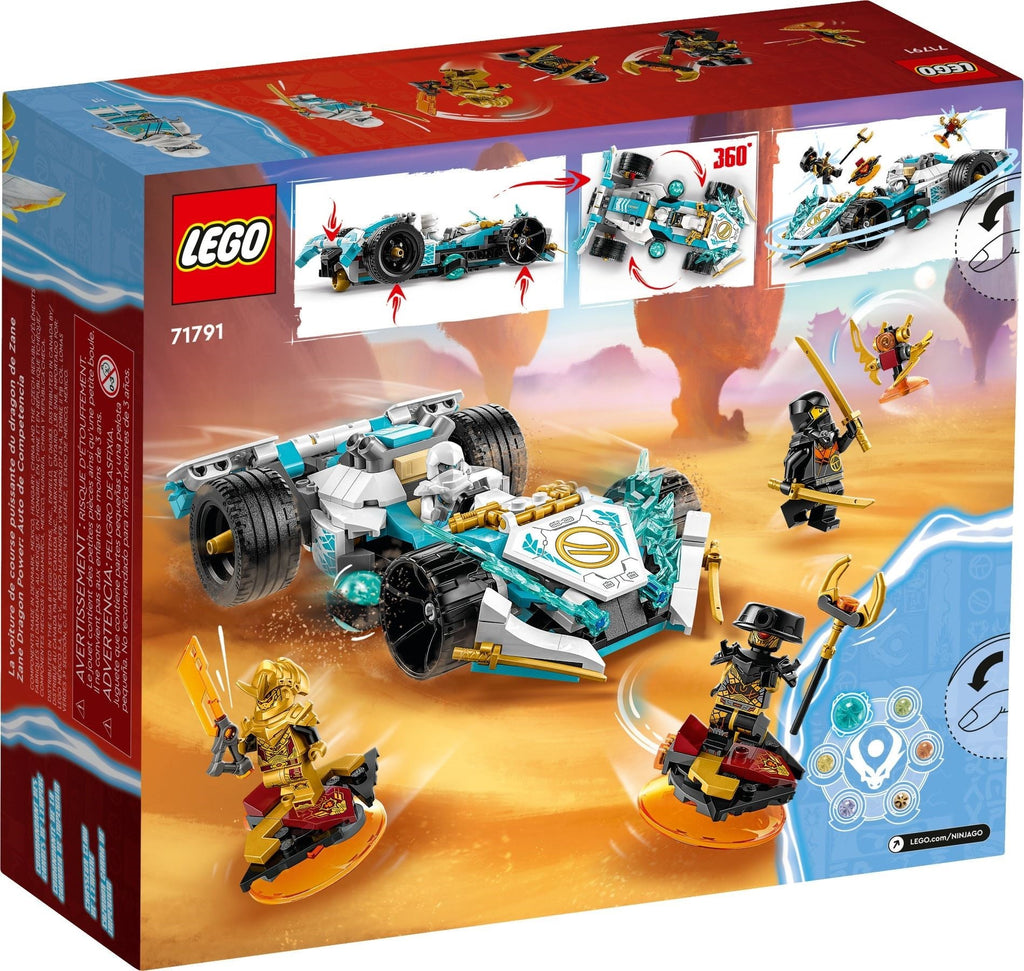 71791 LEGO Zane’s Dragon Power Spinjitzu Race Car product image 2, provided for visual reference and product detail review