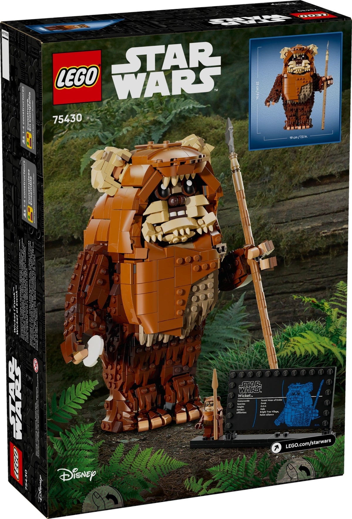 75430 Wicket the Ewok product image 3, provided for visual reference and product detail review