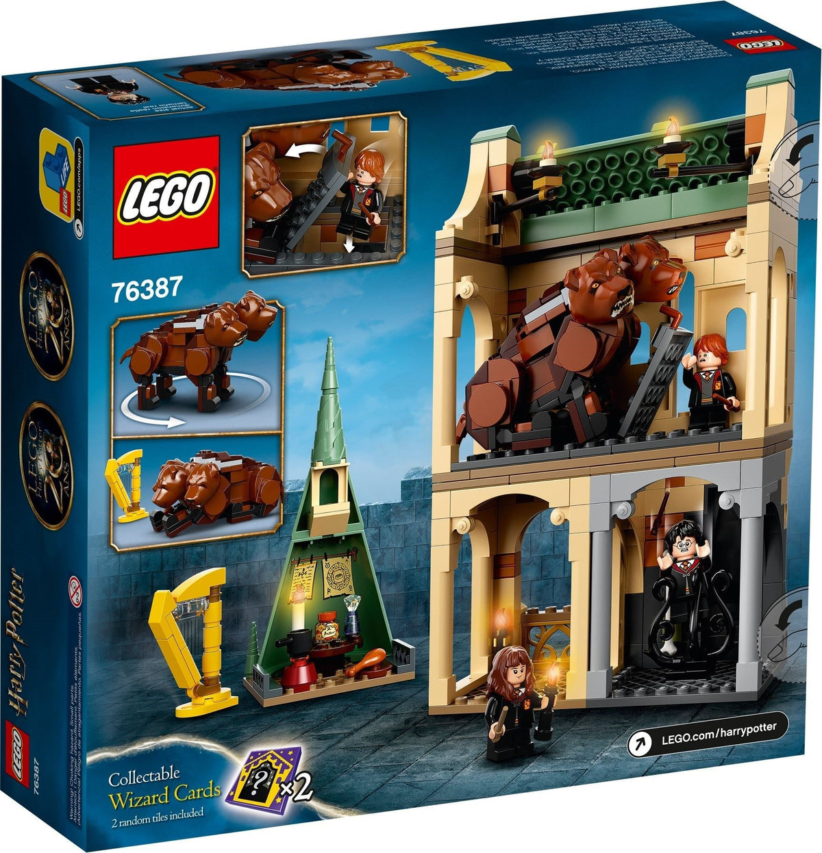 76387 LEGO Hogwarts: Fluffy Encounter product image 2, provided for visual reference and product detail review