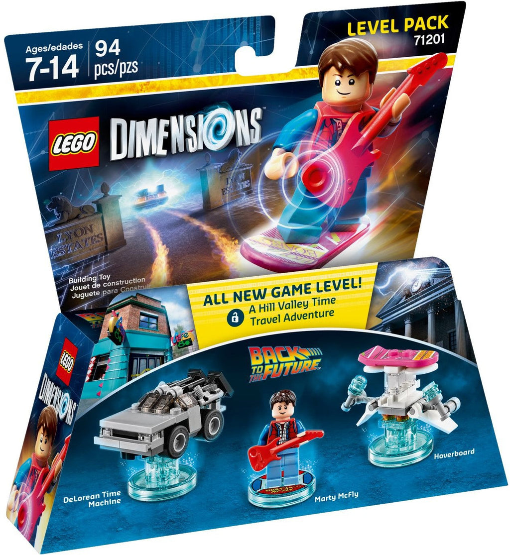 71201 Back to the Future Level Pack PRE-OWNED CERTIFIED product image 1, provided for visual reference and product detail