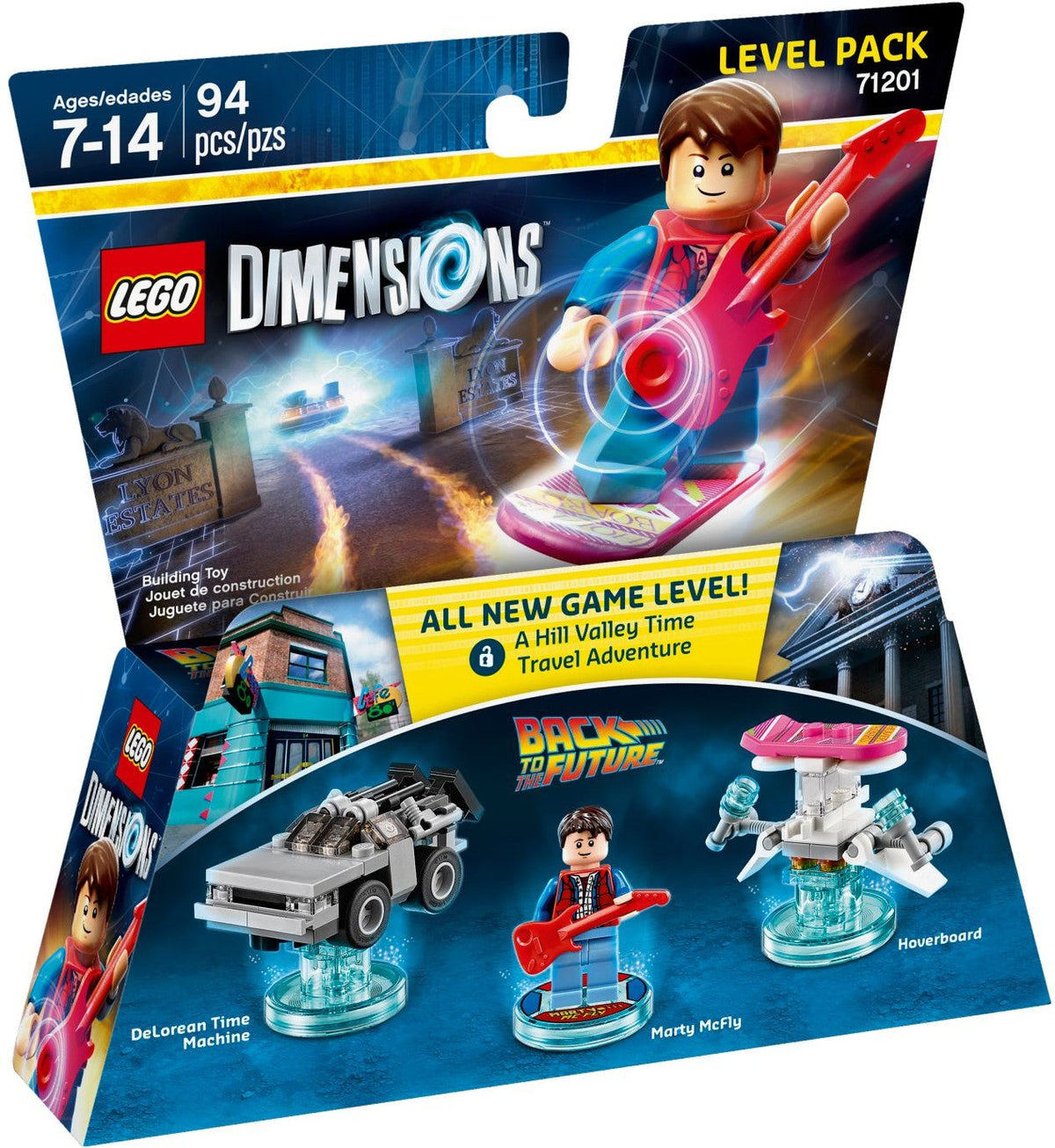 71201 Back to the Future Level Pack PRE-OWNED CERTIFIED product image 1, provided for visual reference and product detail