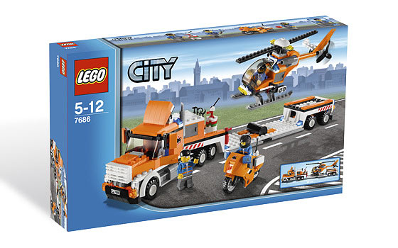 7686 Helicopter Transporter OPEN BOX NEW product image 1, provided for visual reference and product detail review