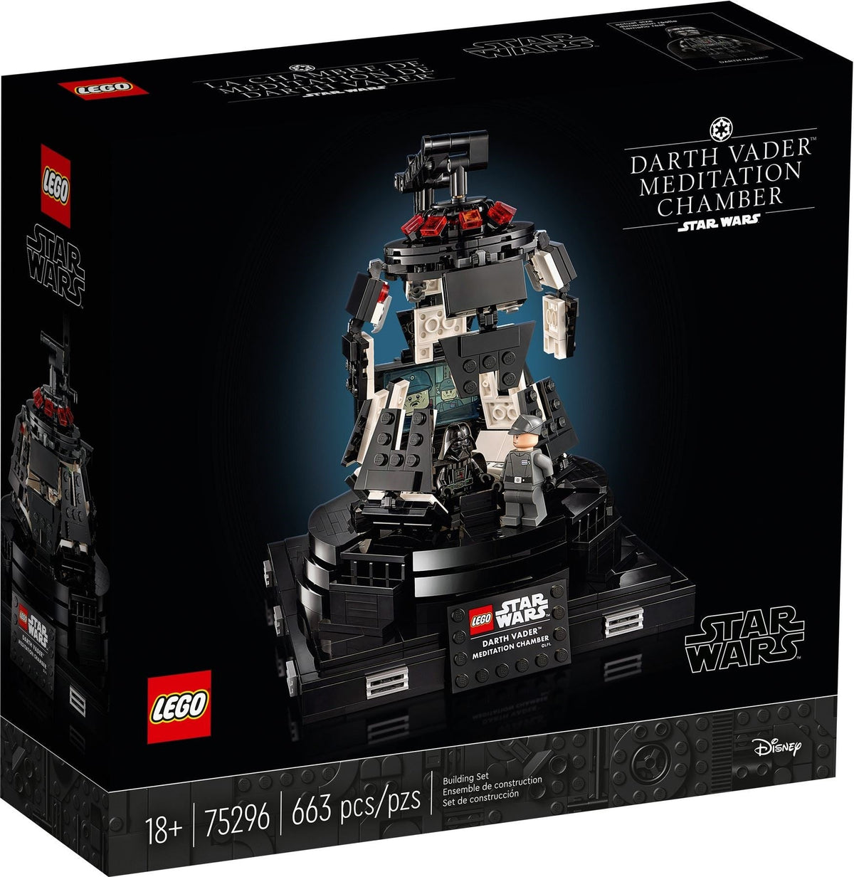 75296 Darth Vader Meditation Chamber PRE-OWNED CERTIFIED product image 1, provided for visual reference and product detail