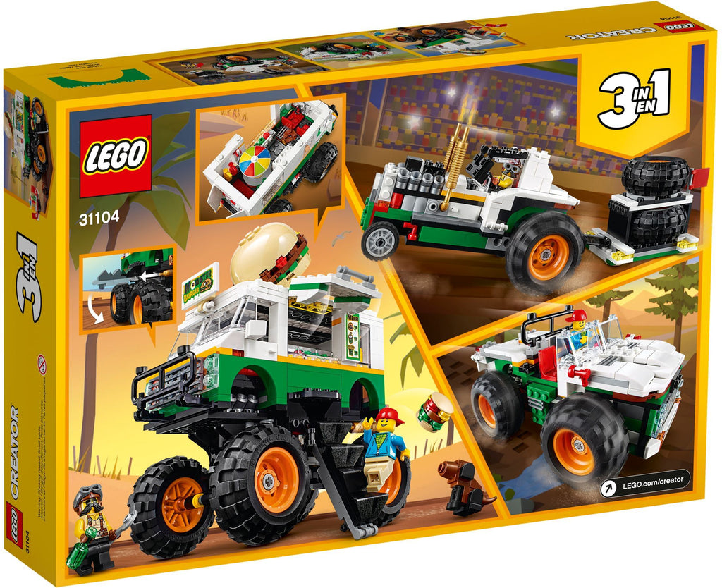 31104 LEGO Monster Burger Truck product image 2, provided for visual reference and product detail review