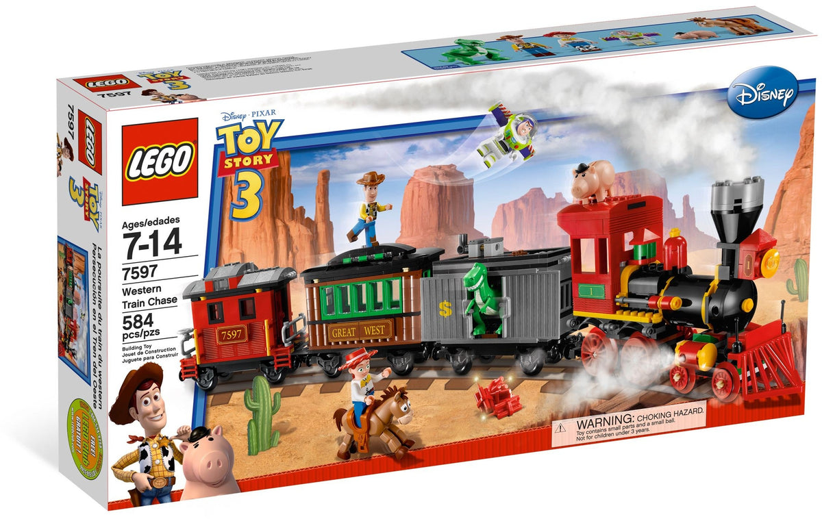 7597 Western Train Chase OPEN BOX NEW product image 1, provided for visual reference and product detail review