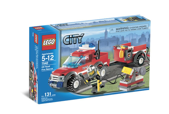 7942 Off-Road Fire Rescue OPEN BOX NEW product image 1, provided for visual reference and product detail review