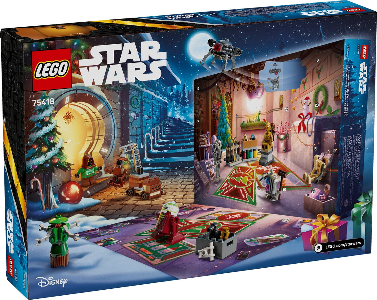 75418 LEGO Star Wars Advent Calendar 2025 product image 2, provided for visual reference and product detail review
