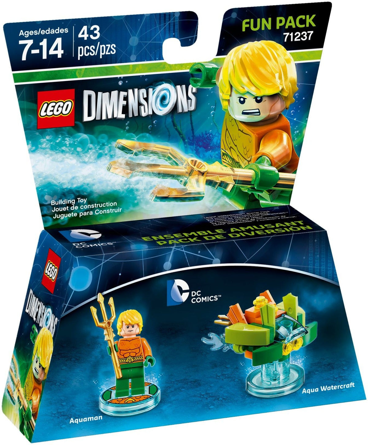 71237 Aquaman Fun Pack PRE-OWNED CERTIFIED product image 1, provided for visual reference and product detail review
