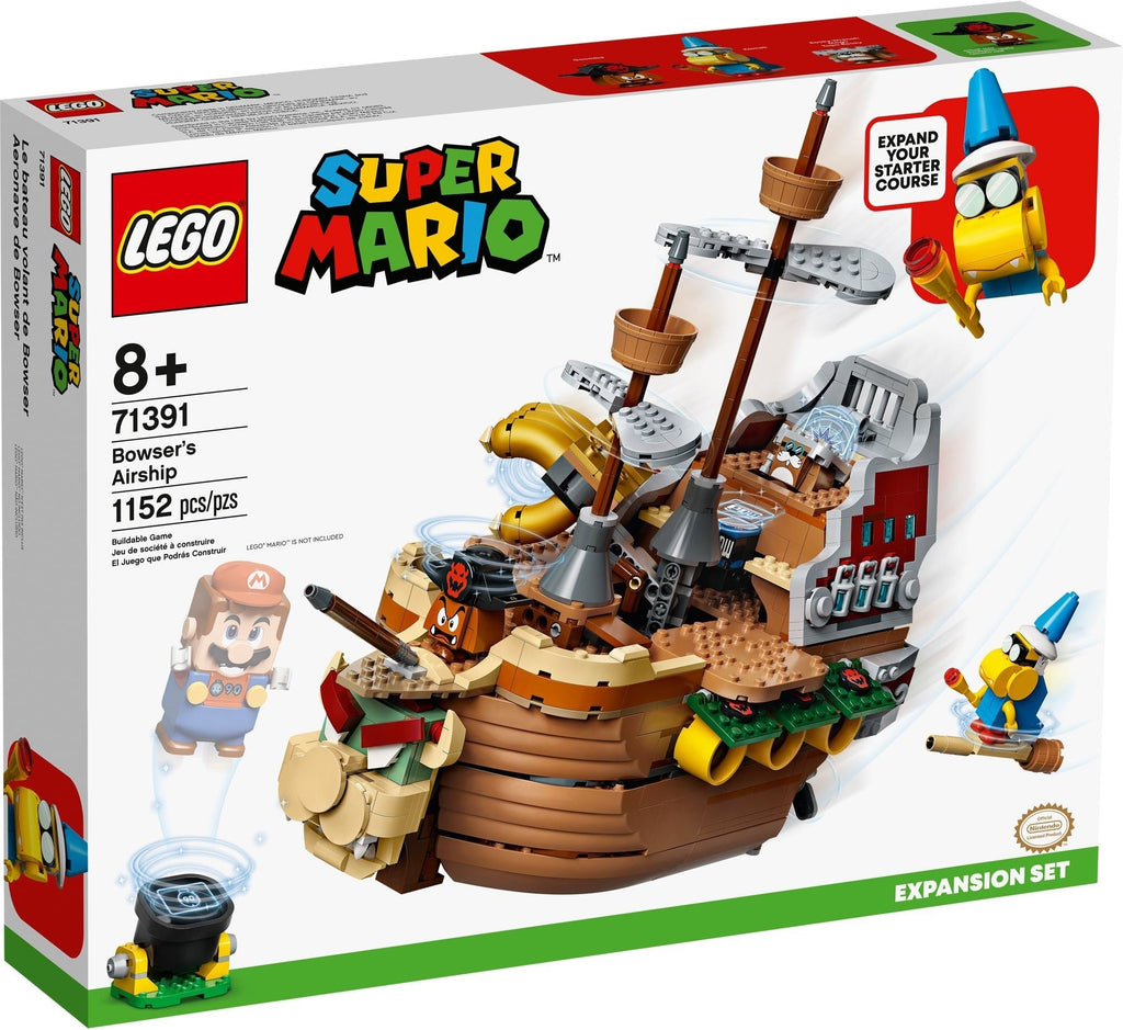 71391 LEGO Bowser's Airship Expansion Set product image 1, provided for visual reference and product detail review