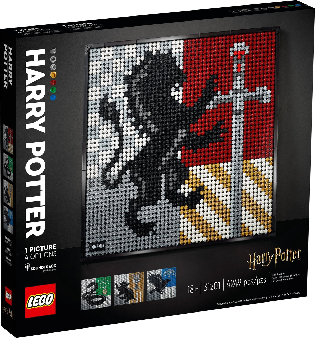31201 LEGO Harry Potter Hogwarts Crests product image 1, provided for visual reference and product detail review