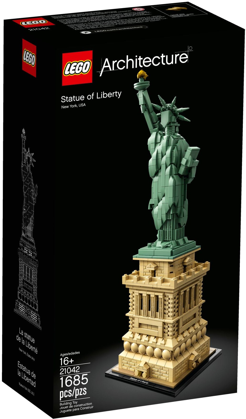 21042 LEGO Statue of Liberty product image 1, provided for visual reference and product detail review