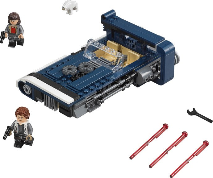 75209 Han Solo's Landspeeder PRE-OWNED CERTIFIED product image 3, provided for visual reference and product detail review