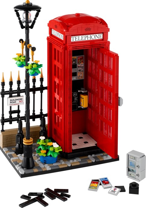 21347 Red London Telephone Box product image 3, provided for visual reference and product detail review