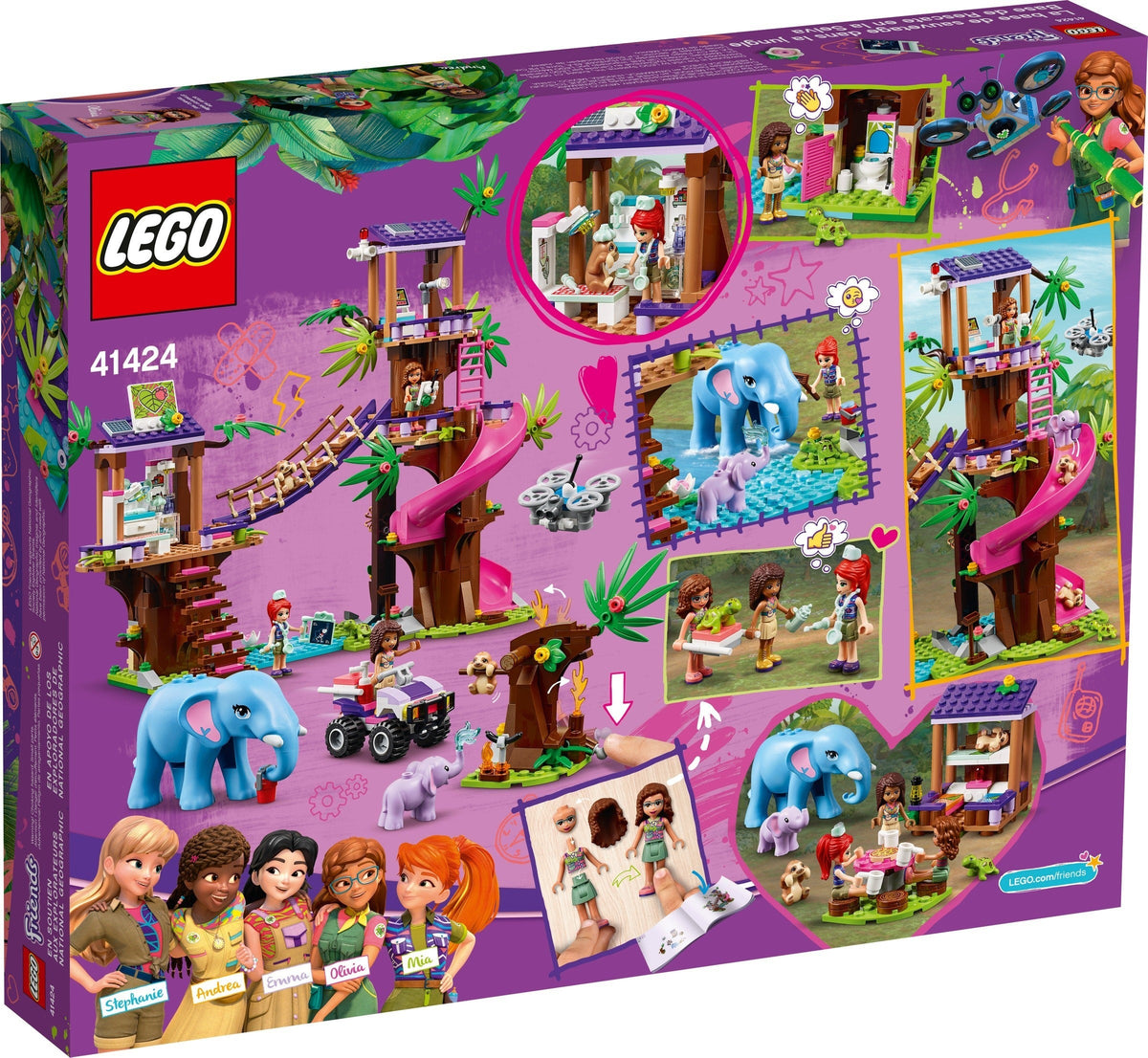 41424 LEGO Jungle Rescue Base product image 2, provided for visual reference and product detail review
