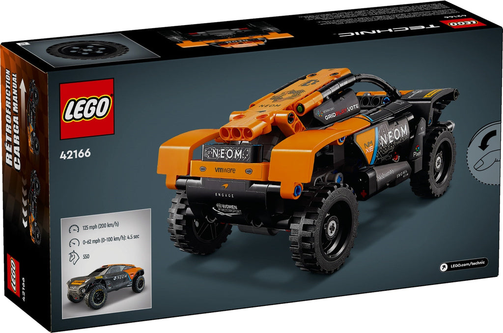 42166 LEGO NEOM McLaren Extreme E Race Car product image 2, provided for visual reference and product detail review