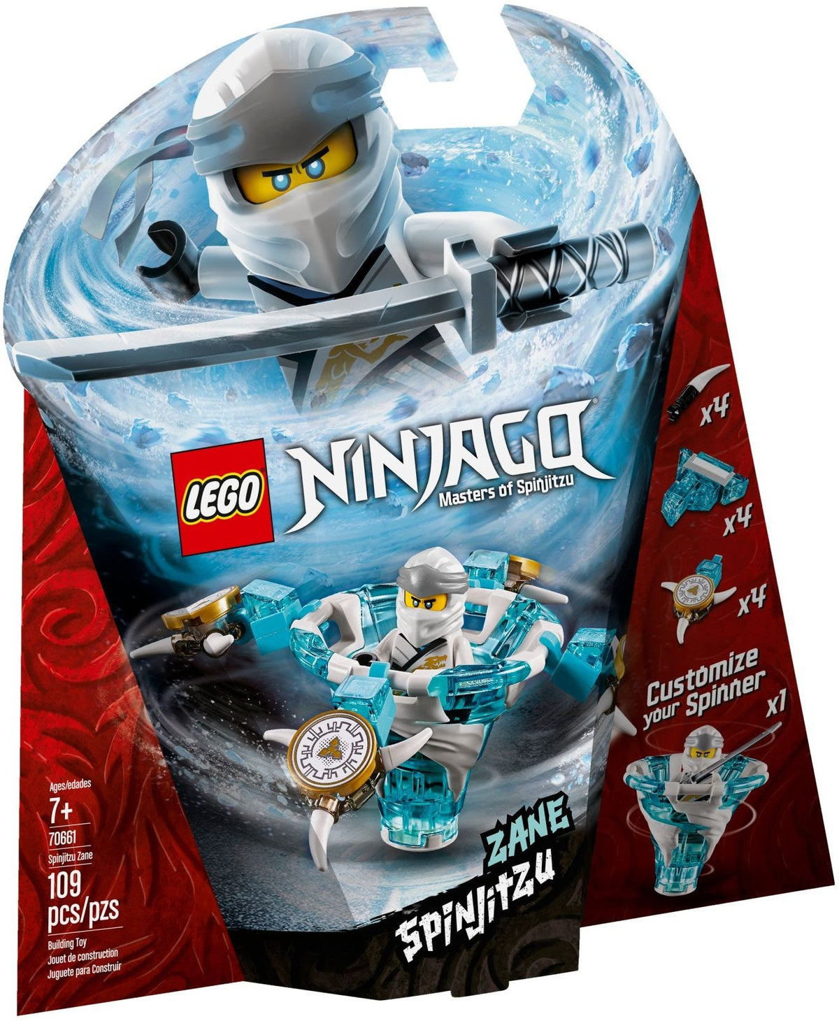 70661 Spinjitzu Zane product image 1, provided for visual reference and product detail review