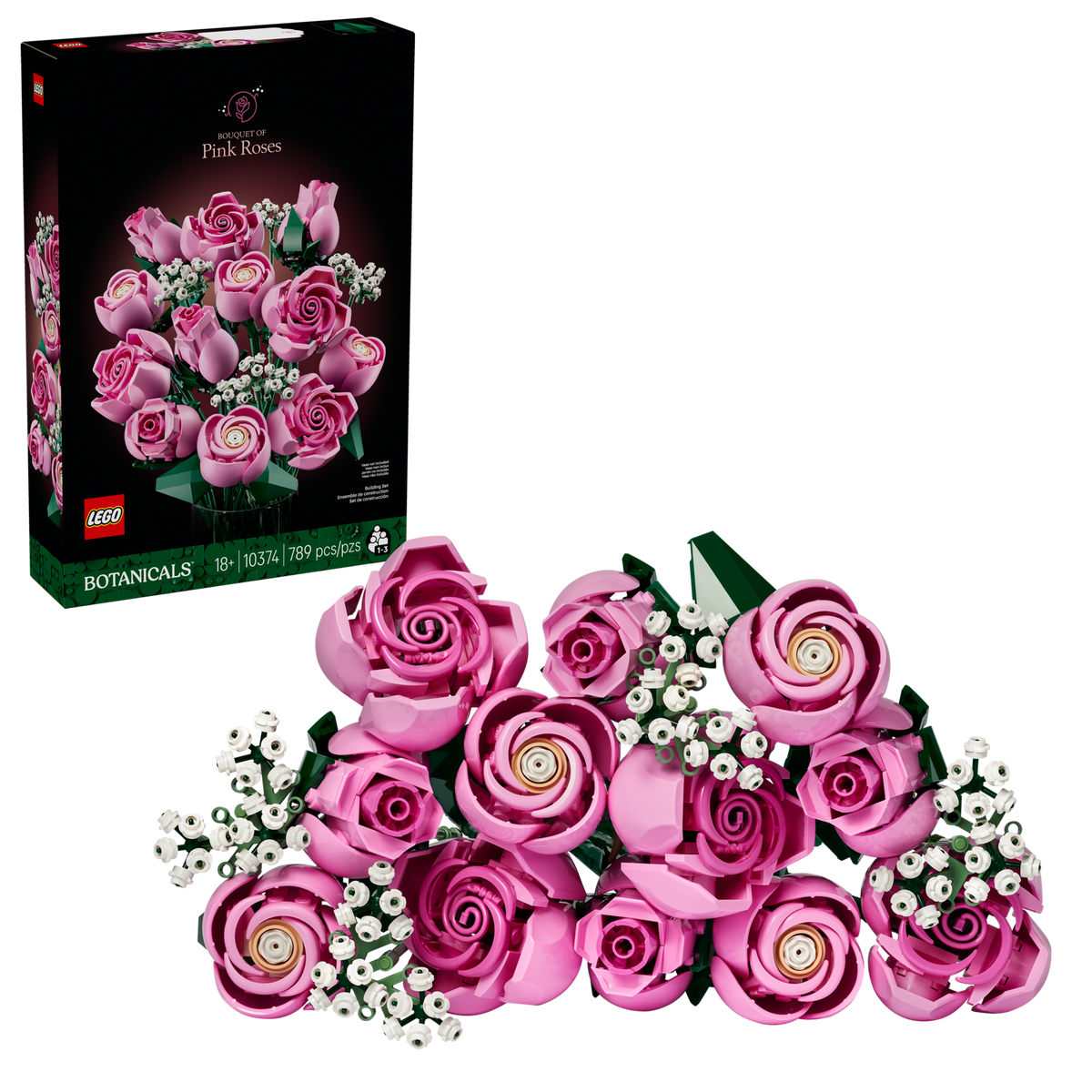 10374 Bouquet of Pink Roses product image 1, provided for visual reference and product detail review