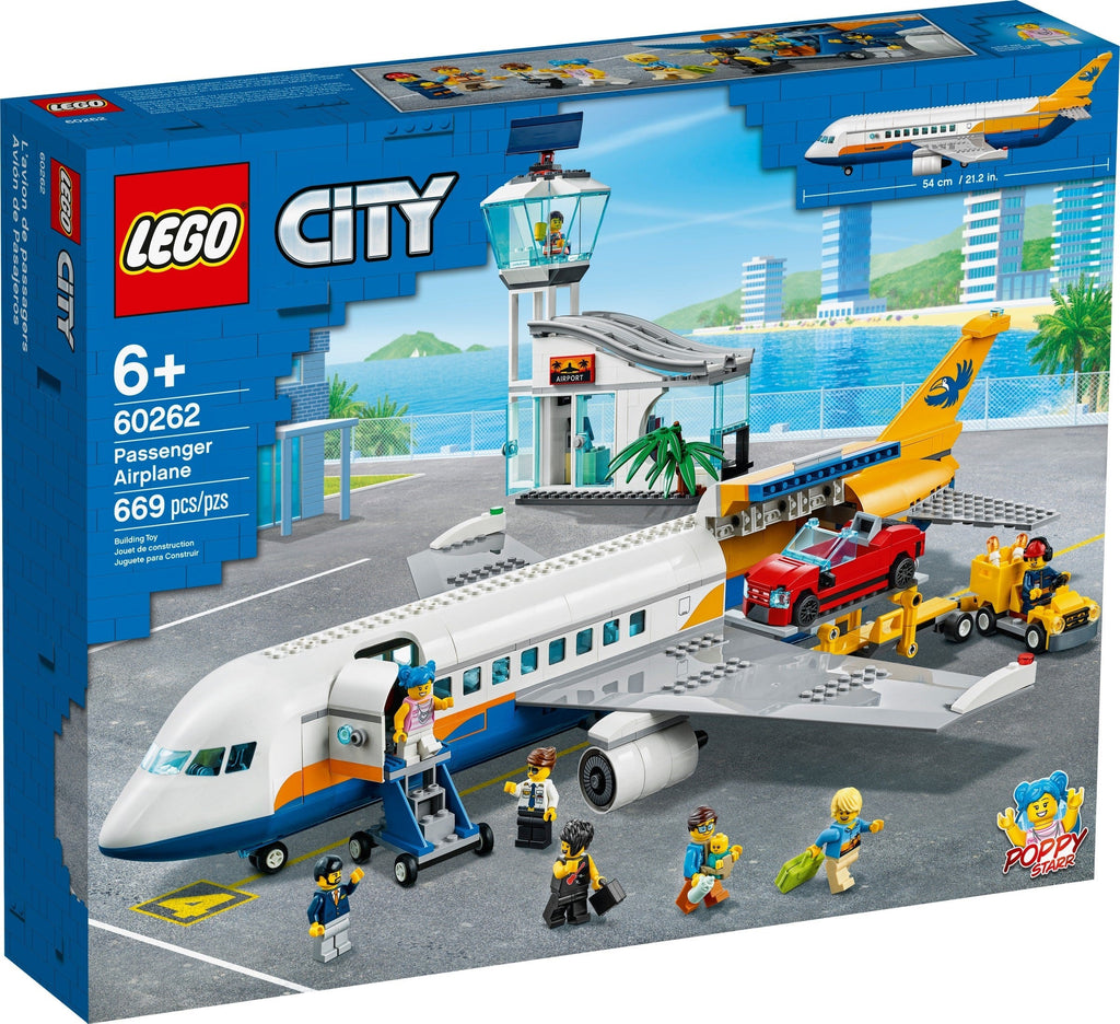 60262 LEGO Passenger Airplane product image 1, provided for visual reference and product detail review