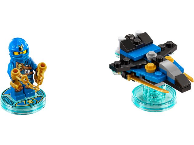 71215 Fun Pack - Ninjago (Jay and Storm Fighter) PRE-OWNED CERTIFIED product image 1, provided for visual reference and
