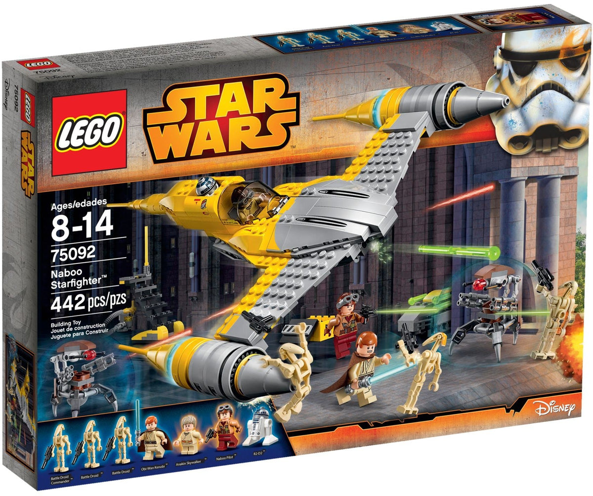 75092 Naboo Starfighter product image 1, provided for visual reference and product detail review