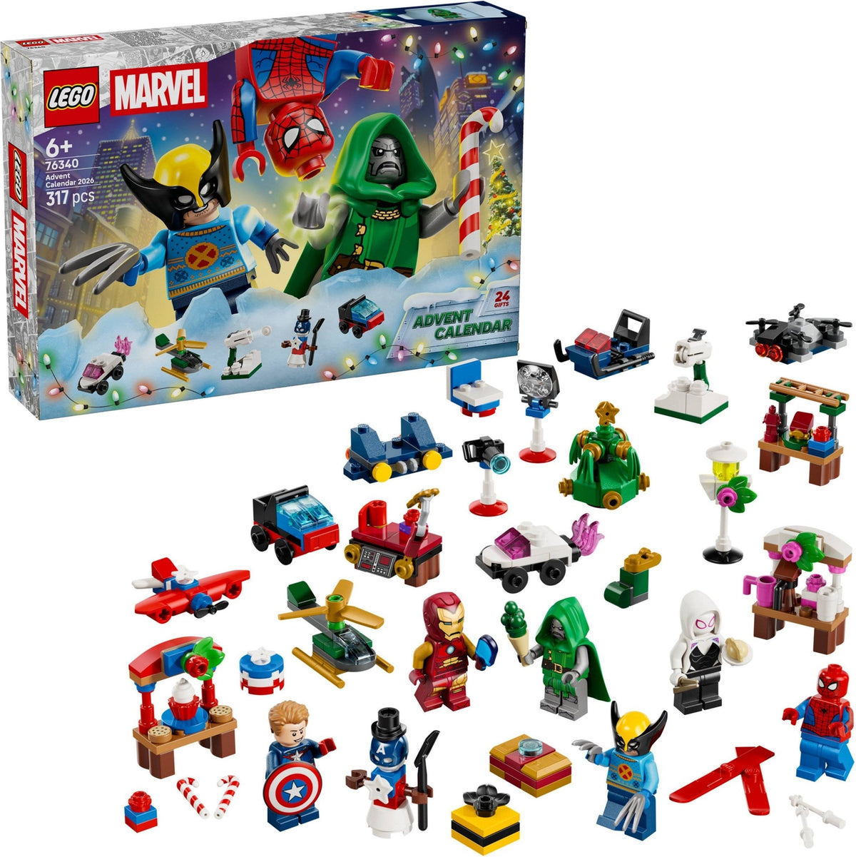 76340 LEGO® ǀ Marvel Advent Calendar 2026 product image 1, provided for visual reference and product detail review