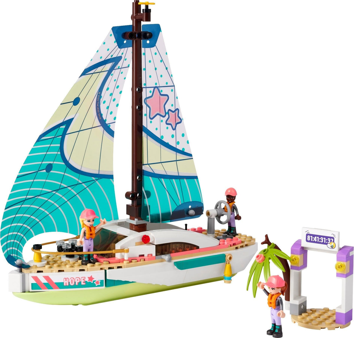 41716 LEGO Stephanie's Sailing Adventure product image 3, provided for visual reference and product detail review