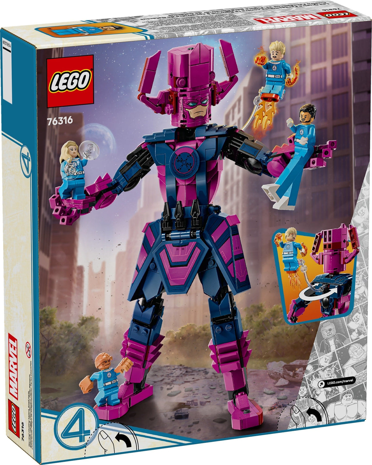 76316 Fantastic Four vs. Galactus Construction Figure product image 2, provided for visual reference and product detail