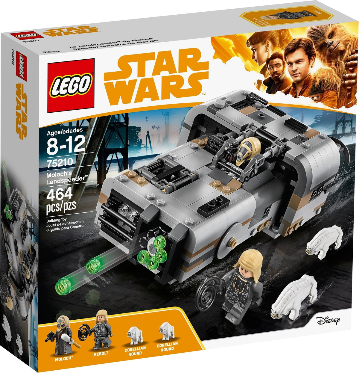 75210 Moloch's Landspeeder PRE-OWNED CERTIFIED product image 1, provided for visual reference and product detail review