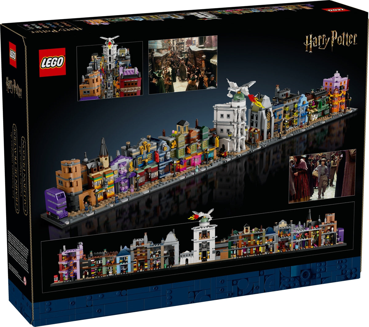 76444 Diagon Alley Wizarding Shops OPEN BOX NEW product image 2, provided for visual reference and product detail review