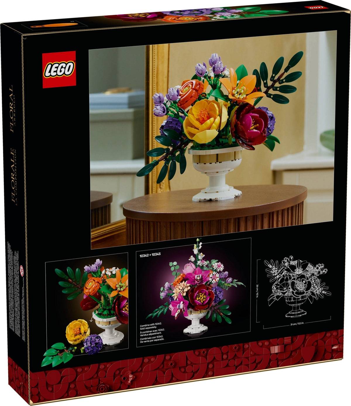 10345 LEGO Flower Arrangement product image 2, provided for visual reference and product detail review