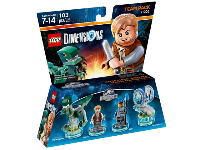 71205 Jurassic World Team Pack OPEN BOX NEW product image 1, provided for visual reference and product detail review