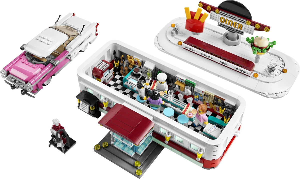 910011 LEGO (BL) 1950s Diner product image 3, provided for visual reference and product detail review
