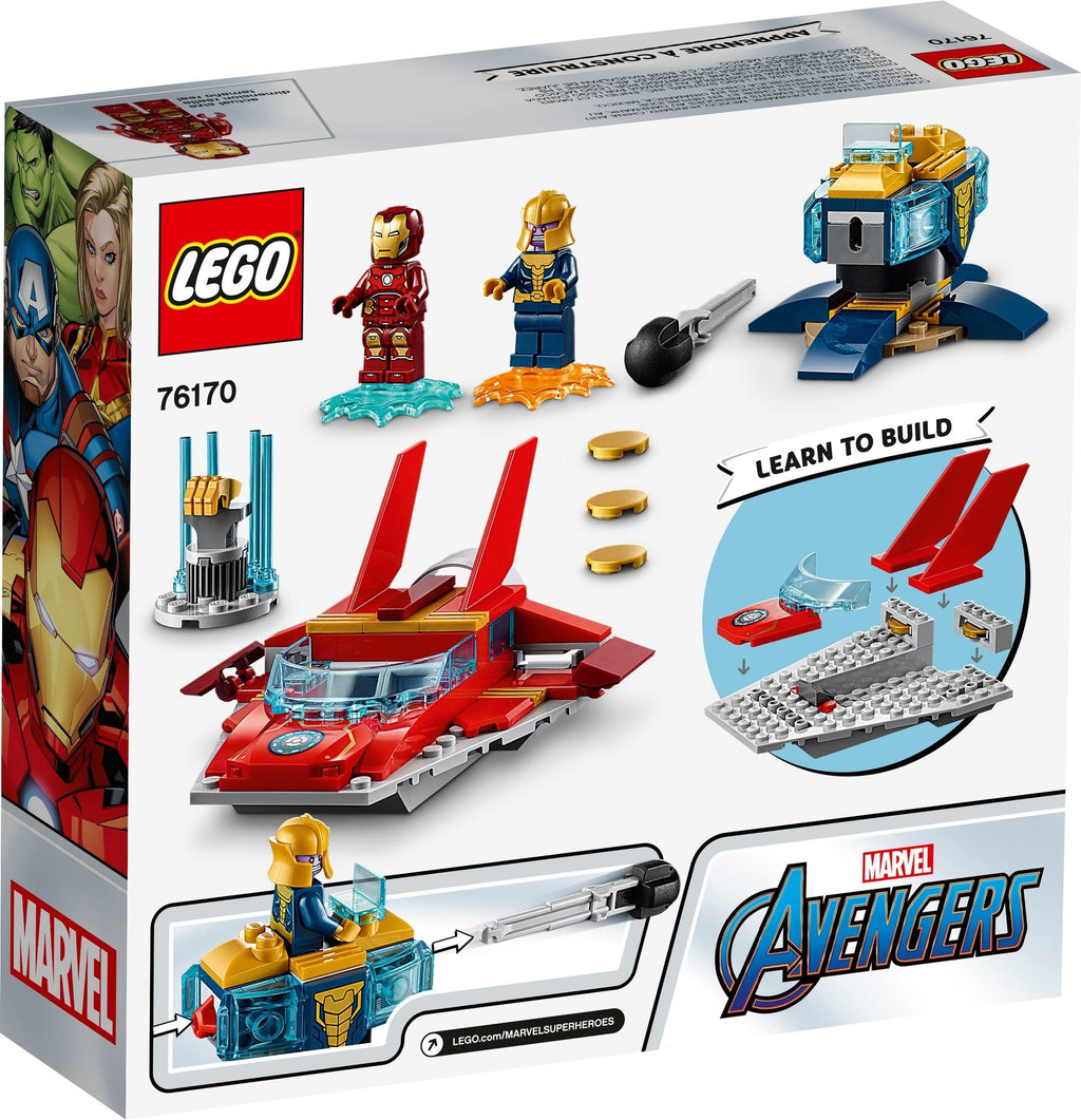 76170 LEGO Iron Man vs. Thanos product image 2, provided for visual reference and product detail review