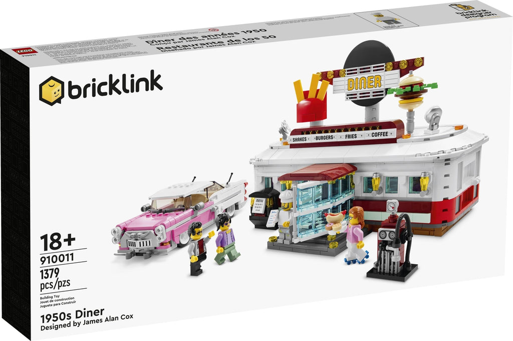 910011 LEGO (BL) 1950s Diner product image 1, provided for visual reference and product detail review