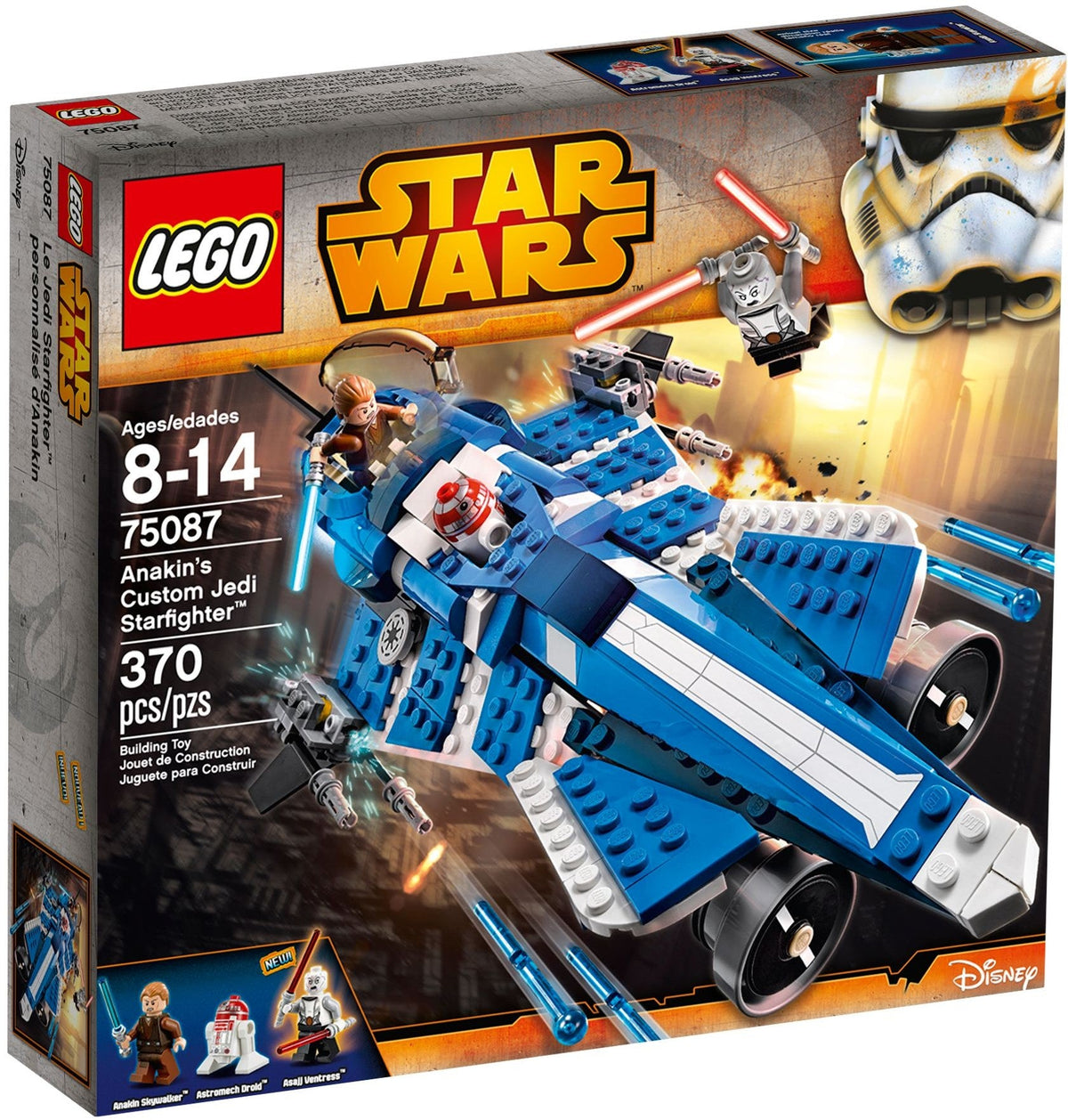 75087 Anakin's Custom Jedi Starfighter product image 1, provided for visual reference and product detail review