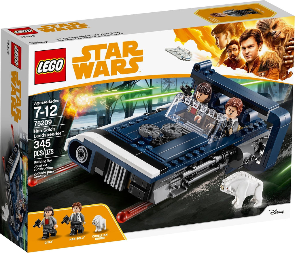 75209 Han Solo's Landspeeder PRE-OWNED CERTIFIED product image 1, provided for visual reference and product detail review