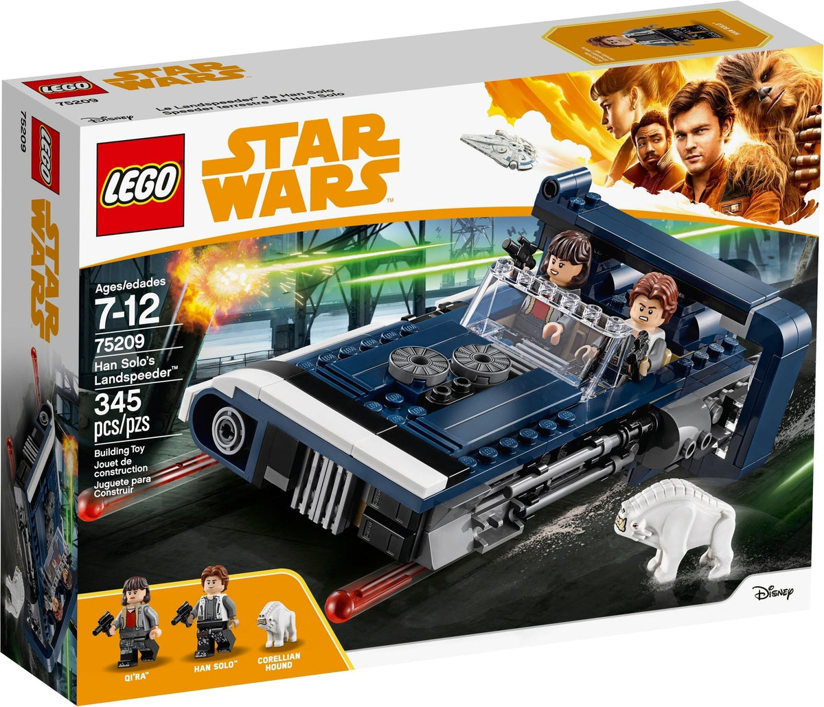 75209 Han Solo's Landspeeder PRE-OWNED CERTIFIED product image 1, provided for visual reference and product detail review