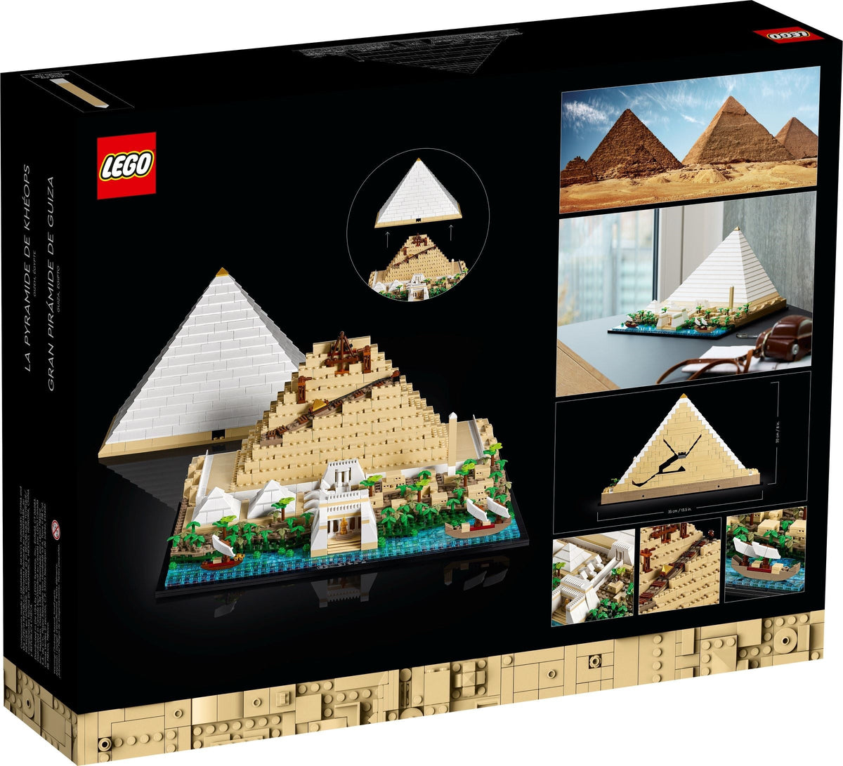 21058 The Great Pyramid of Giza PRE-OWNED CERTIFIED product image 2, provided for visual reference and product detail review