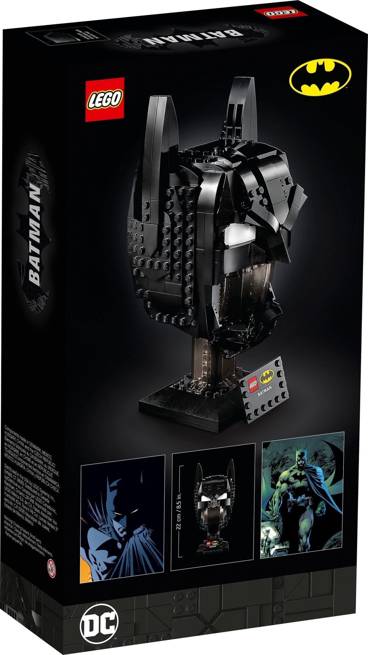76182 LEGO Batman Helmet product image 3, provided for visual reference and product detail review