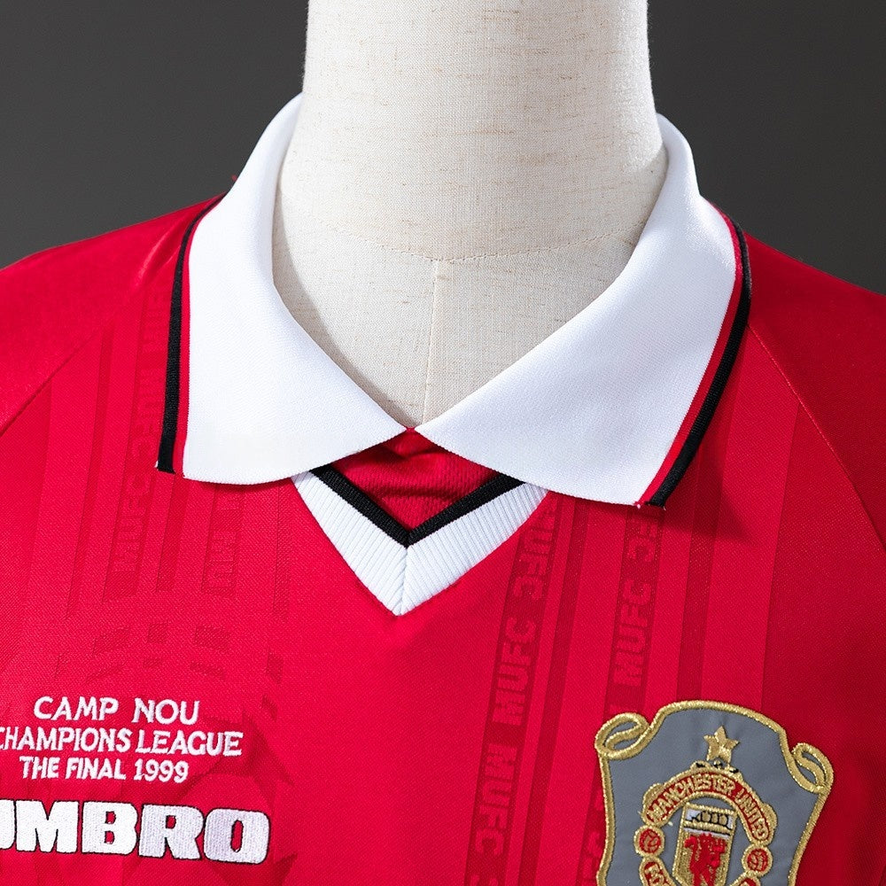 Manchester United Jersey 1999-00 Home Retro Kit Long Sleeves product image 7